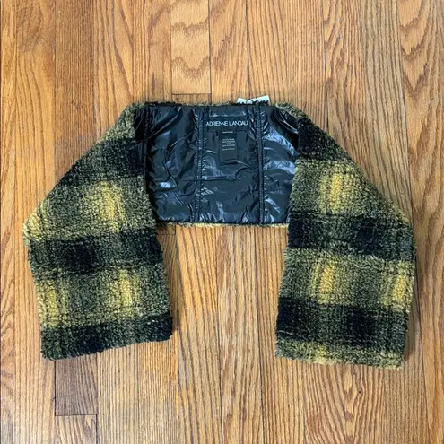 Adrienne Landau faux fur pull
