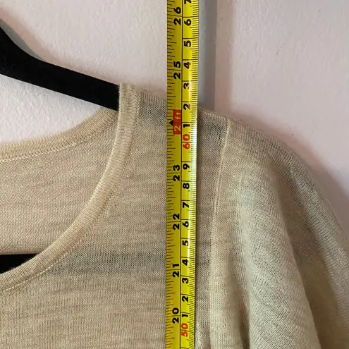 autumn cashmere Cream 100% Cashmere Short Sleeve Sweater Women's size Small