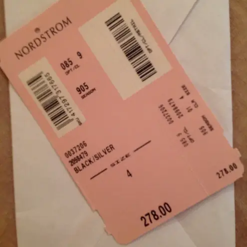 Floor Length Black/Silver Evening Gown GORGEOUS Size 4