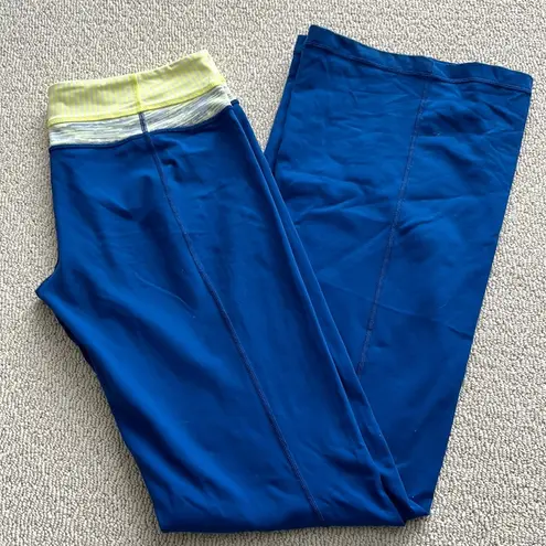 Lululemon  Blue Flare Yoga Pants