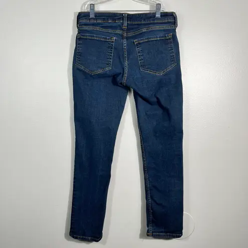 G.H. Bass &Co. Women's Low Rise Slim Dark Wash Stretch Denim Jeans Size 6 Casual