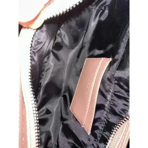 Keyli Crescent Shoulder Bag Waterproof Vegan Leather Crossbody Bags Salmon Pink