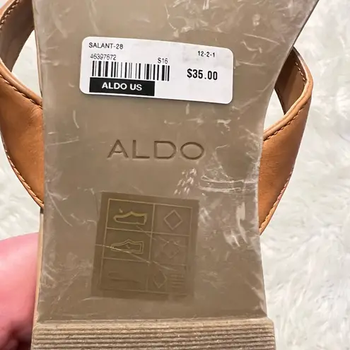 ALDO  Salant Thong Sandals Flip Flops Brown Size 9