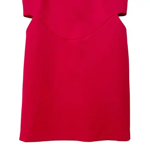 Mare Mare x Anthropologie Red Cutout Shift Dress Size Large Sleeveless Mini