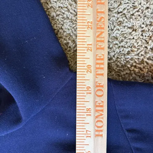 Green w Envy Women's Navy Blue Dress Coat Large Purple Rich Winter