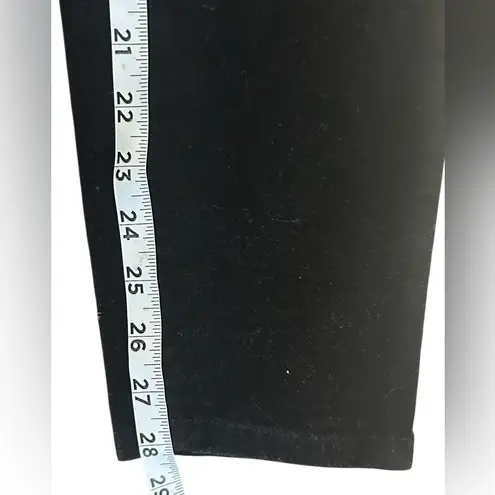 Well Worn Black Pinwale Corduroy High Rise Straight Leg Pants Womens Size 6 (28)