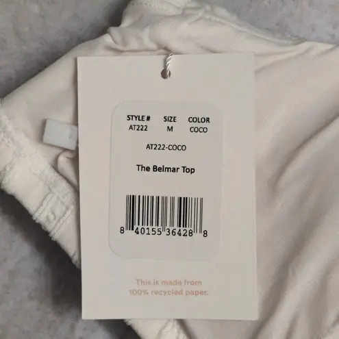 ANDIE Belmar Top Coco Bikini Triangle Swimwear Bathing Suit Twisted Size M New