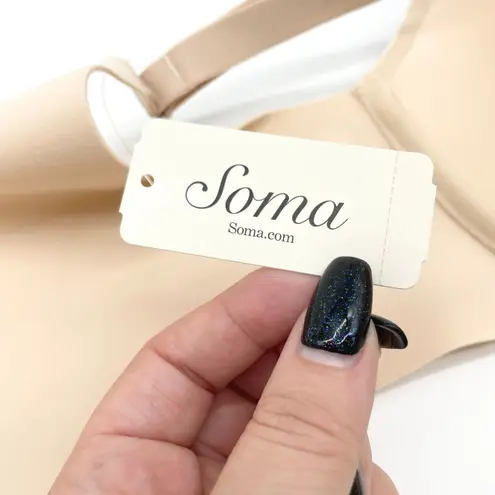 Soma Womens 34DDD Bra Vanishing Back Full Coverage Nude T