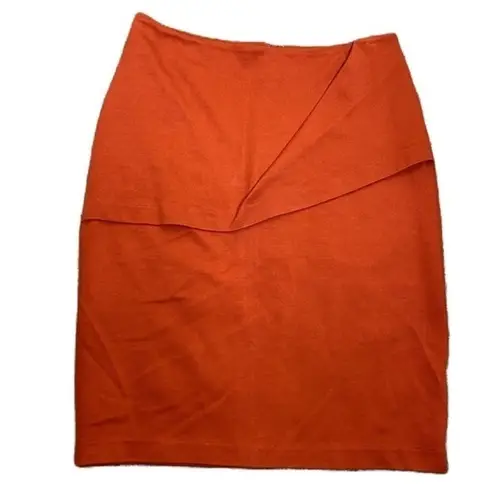 CAbi  NWOT Orange Turmeric Sweater Pencil Skirt #3099