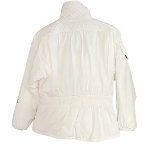 Vintage Nils Snow Jacket Winter White Anorak Women’s Size Medium Ski Snowboard