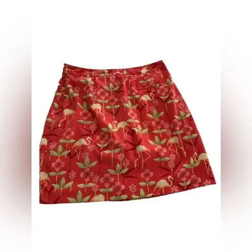 EP Pro Flamingo Golf Skort Size 6 Red