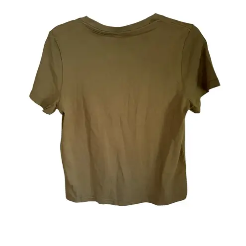Olive Green Graphic Tee