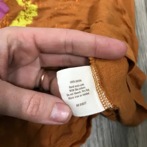 Decree Rustic Orange Tank Top; size Medium Women’s