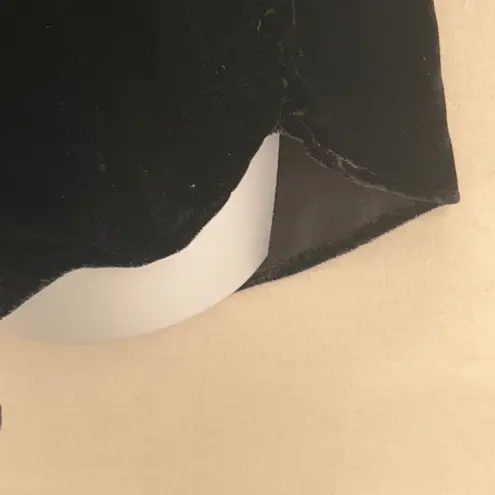 April Cornell Velvet Button Up Shirt Medium Black