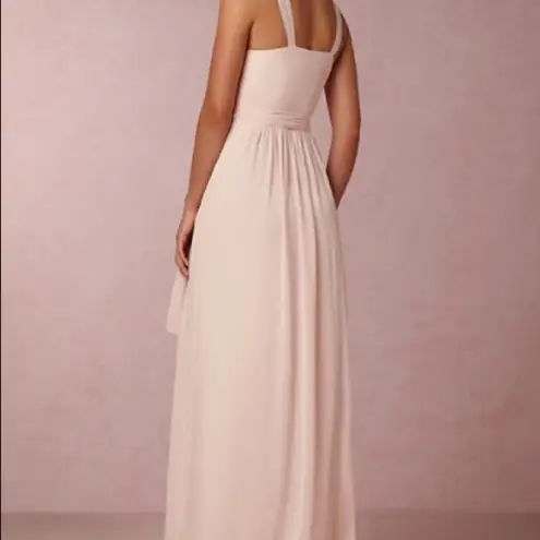 BHLDN Ceremony Joanna August wrap cadence pink chiffon S