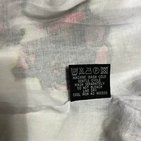 Hearts and Roses Swing Pin Up Tulle Trim Dress Graffiti Rose White, US 14 White