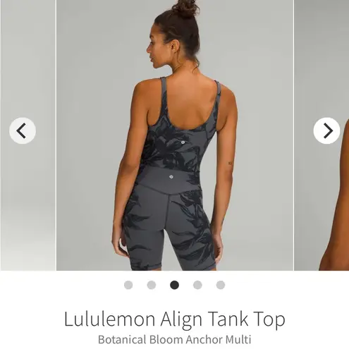 Lululemon  Align Tank Top *Botanical Bloom Anchor Multi Size 0