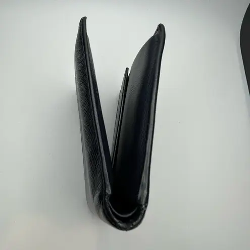 Saint Laurent Men’s Navy Blue Caviar Leather Wallet