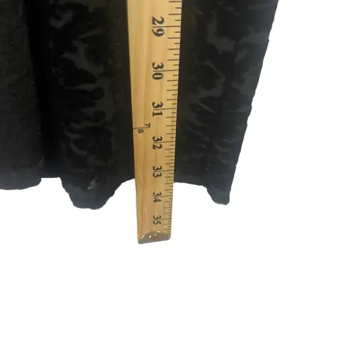 Cest La Vie Women's Size Large Whimsical Goth Witchy Velvet Open Front Cardigan Black - Image 7