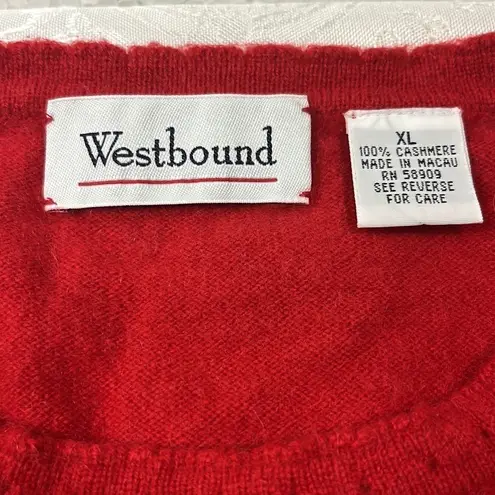 Westbound  cashmere  blouse XL