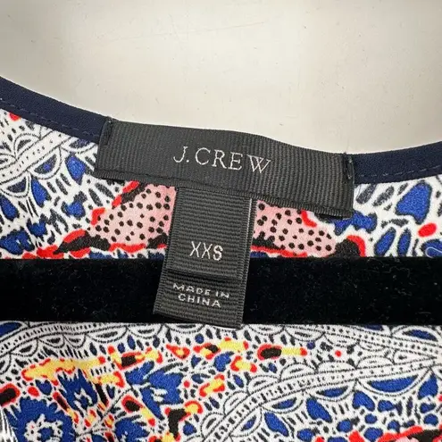 J. Crew Women's Colorblock Paisley Tunic Top Swim Cover