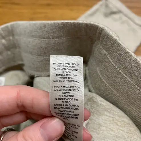 Weekends by Chico's Tan Lounge Pants Womens Knit Drawstring Casual Comfy Size 12