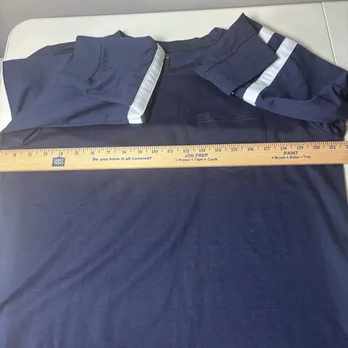 RUBZOOF Navy Lounge Set Sweatpants Crewneck Sweater Women’s L Cozy Soft Elastic Blue Size L