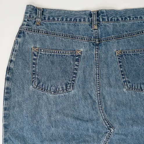 Vintage 90s New York Jeans Denim Skirt Blue Size M