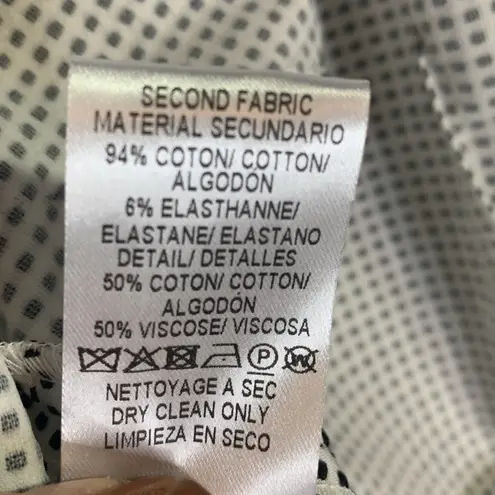 Paule Ka Paris Modern Black White Geometric Sleeveless Shift Dress W