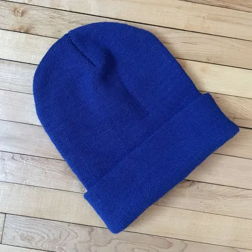 Blue Knit 90.1 FM Radio Beanie Hat winter royal blue comfortable warm