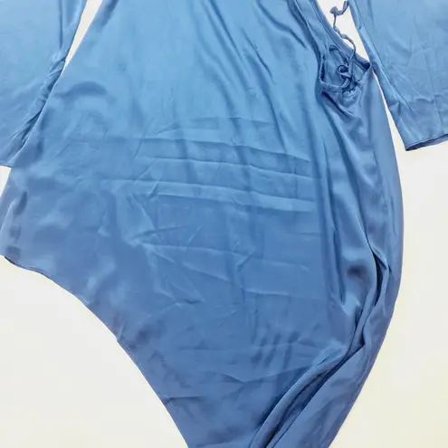 Camila Coelho Luna Midi Dress in Deep Blue XS