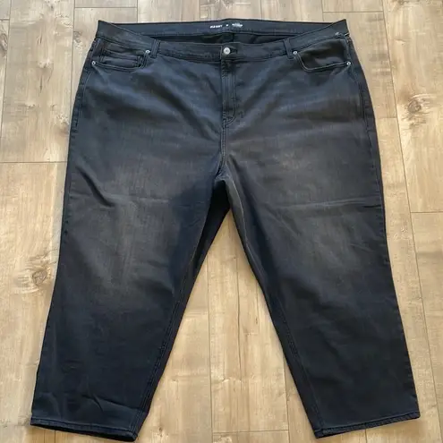 Old Navy NEW  Mid-Rise Built In Warm Black-Wash Boyfriend Jeans Plus Sz 28