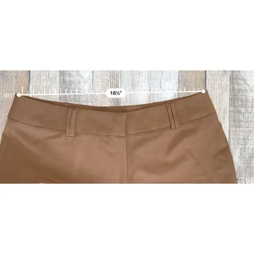 Ruby Rd. Brown Straight Leg Modern Stretch Belted Trousers Pants 18 NWT Normcore Brown