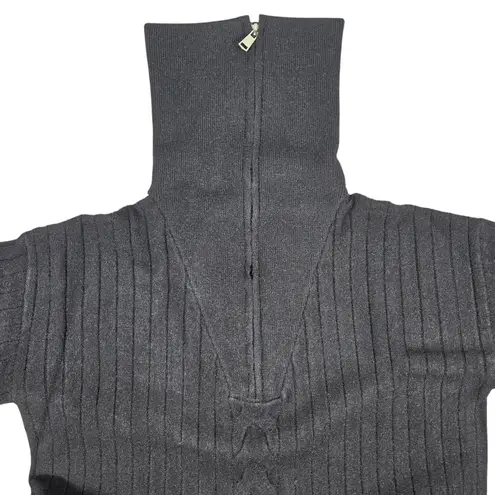 Area Stars Nova Zip Sweater in Black S NWT