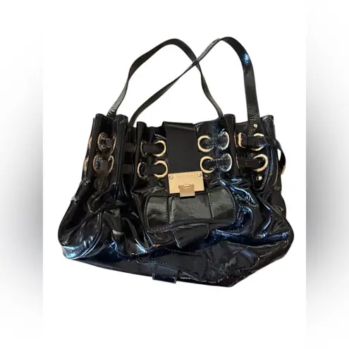 Jimmy Choo Y2K Ramona Bag Black Leather