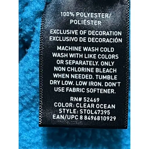 Swiss Tech Jacket Women's Measured Hooded Blue Full Zip Preppy Hiking Outdoor Size undefined