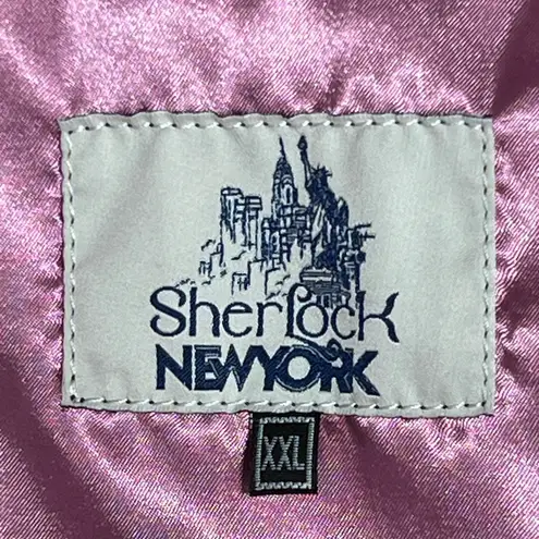 Smith Fine Furs Genuine Fox Fur Convertible Hooded Jacket To Vest Pink Dyed 2XL Size 2X