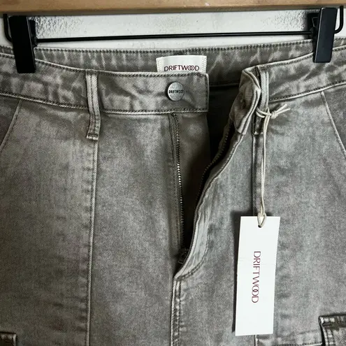 Driftwood NWT - Royce Cargo Straight Leg Acid Taupe Jeans