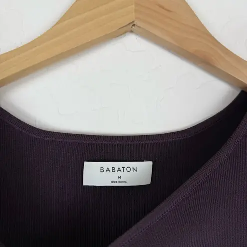 Babaton Aritzia Business Day Knit Cap Sleeves Midi Dress in Noble