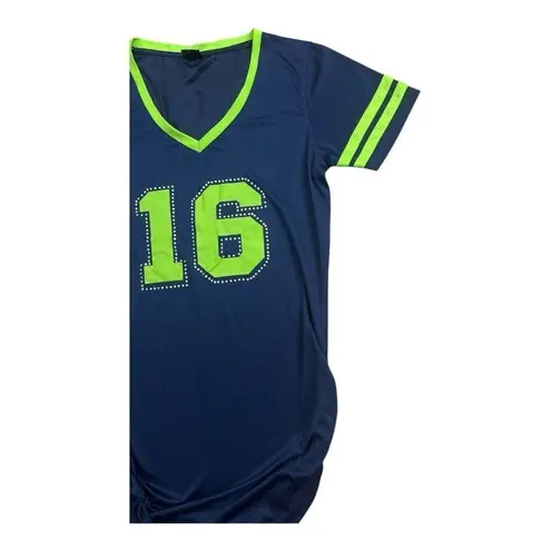 Seattle Seahawks 16 Maternity Blue T