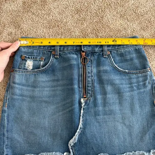 Rag and Bone  Women’s Jean O Ring Skirt Otto Light/ Medium Wash Size 29 Casual