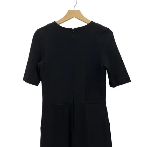 Joseph Elbow Sleeve Sheath Dress in Black size 42 (US 10)
