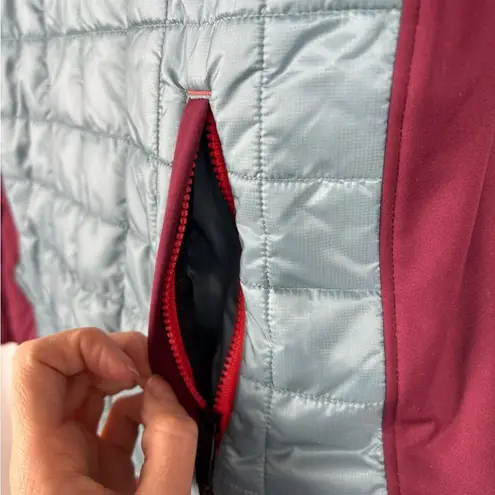 Pearl Izumi Women's XS Versal Quilted Hoodie Cycling Jacket Primaloft Colorful