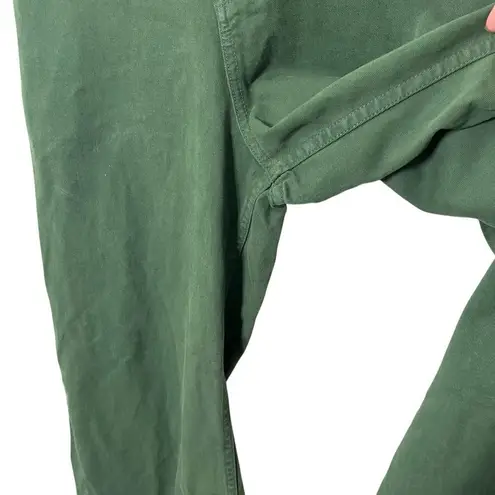 Big Bud Press Bell Bottom Pants Women’s Size Small Green Cotton Retro Flare Wide