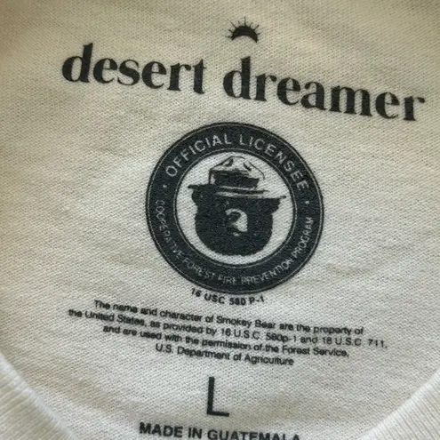 Desert Dreamer Women's Unisex Smokey Bear Fire Graphic T