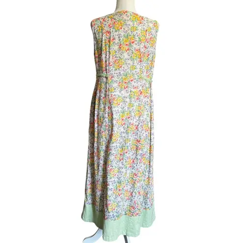 Vintage April Cornell for Cornell Trading Floral Maxi Dress Small Prairie Boho