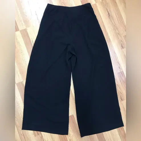 Alexia Admor Rover Black Wide Leg Trouser Pant Pleated Crepe Career Size 14 New