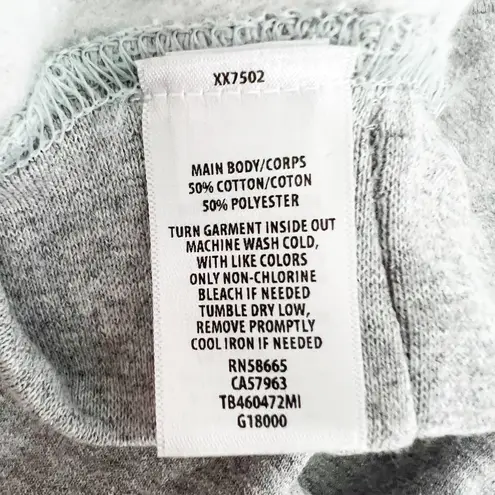 Treasure & Bond NEW Peace Sign Graphic Embroidered Crew Neck Pullover Sweater