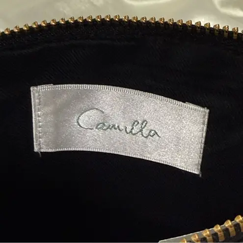 Camilla NWT Coin And Phone Purse Painted Land Tassel Clutch Fan Bag Boho Chic