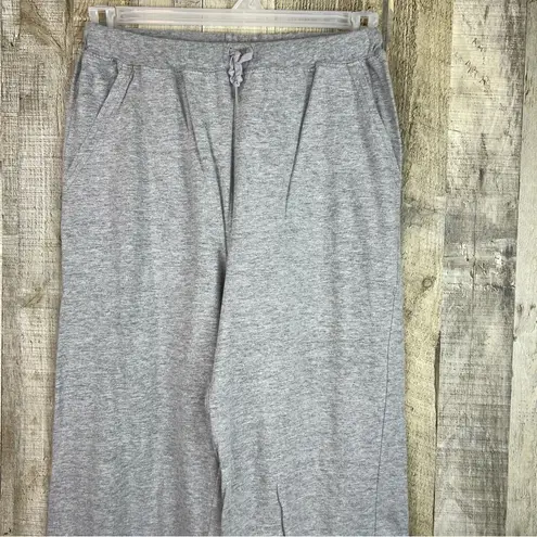 Hanes  Her Way Size Small Jogging Gray Pants Stretch Drawstring Waistband…